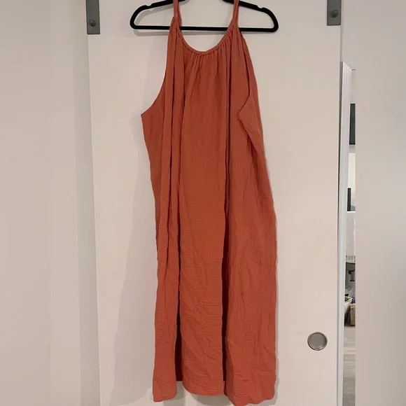 Kona Sol | Dresses | Kona Sol Crinkle Cotton Maxi Dress 3x 4x Sleeveless  Flowy Lightweight Gauze | Poshmark